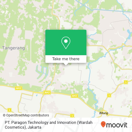 PT. Paragon Technology and Innovation (Wardah Cosmetics) map