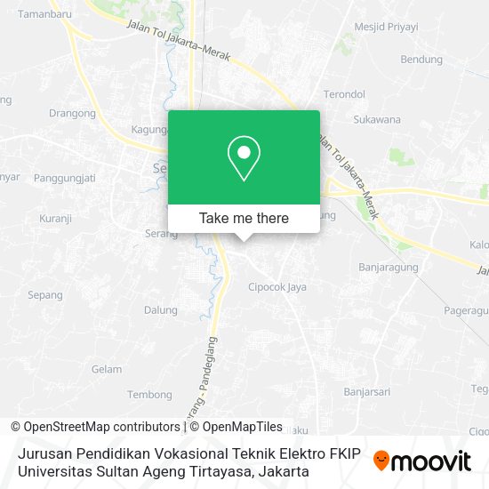 Jurusan Pendidikan Vokasional Teknik Elektro FKIP Universitas Sultan Ageng Tirtayasa map