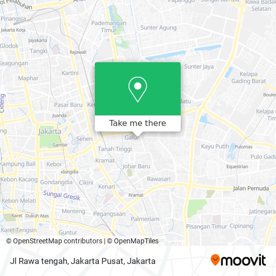 Jl Rawa tengah, Jakarta Pusat map