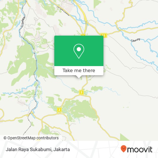 Jalan Raya Sukabumi map