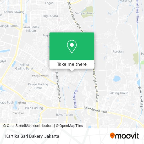 Kartika Sari Bakery map