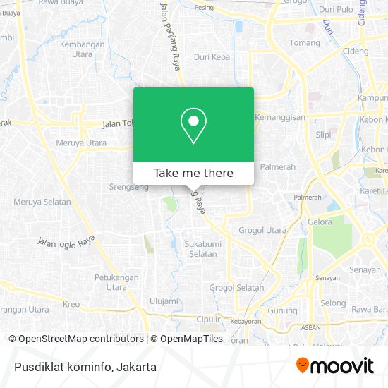 Pusdiklat kominfo map