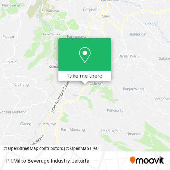 PT.Milko Beverage Industry map