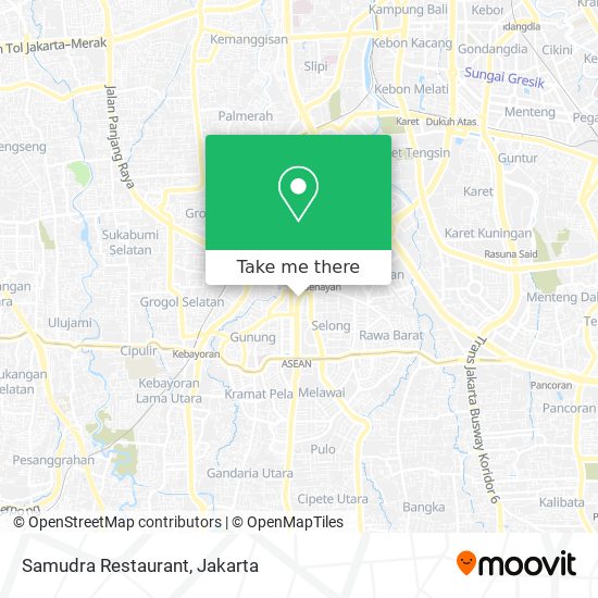 Samudra Restaurant map