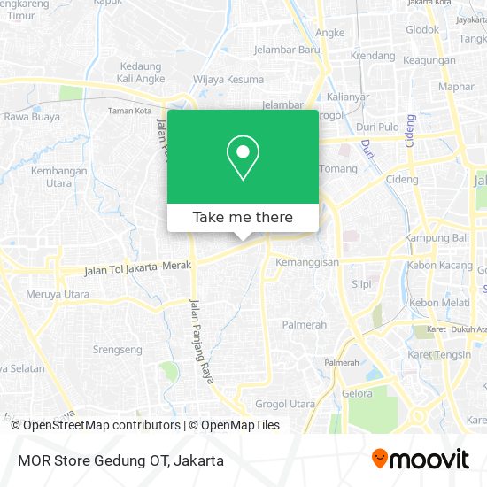 MOR Store Gedung OT map