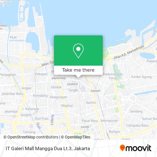 IT Galeri Mall Mangga Dua Lt.3 map