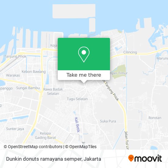 Dunkin donuts ramayana semper map