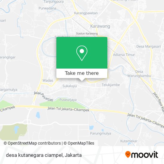 desa kutanegara ciampel map