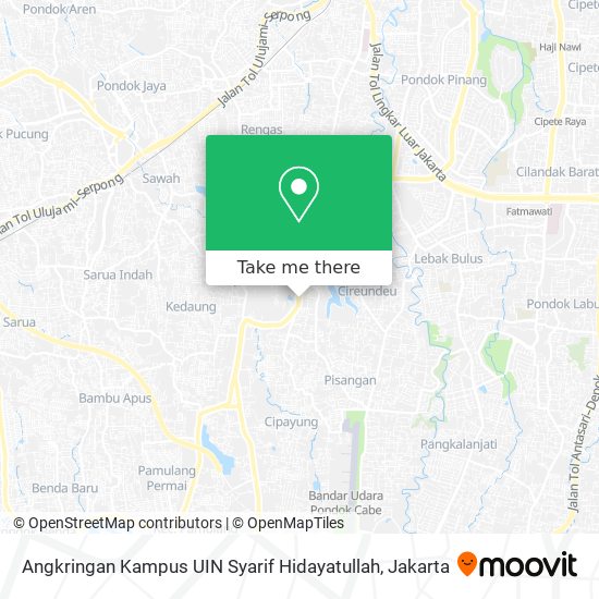 Angkringan Kampus UIN Syarif Hidayatullah map