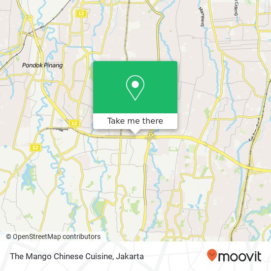 The Mango Chinese Cuisine map