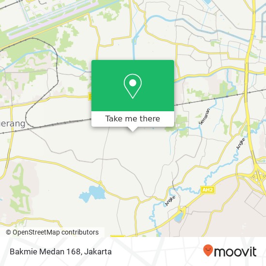 Bakmie Medan 168 map