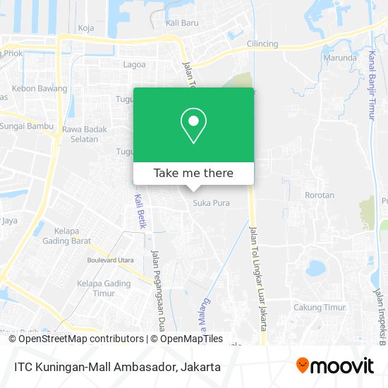 ITC Kuningan-Mall Ambasador map