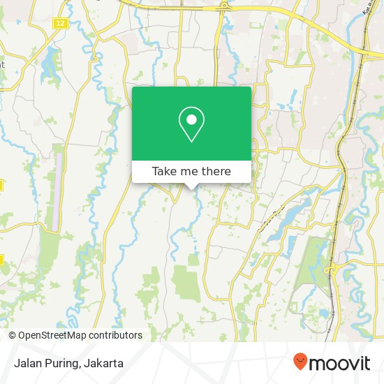 Jalan Puring map