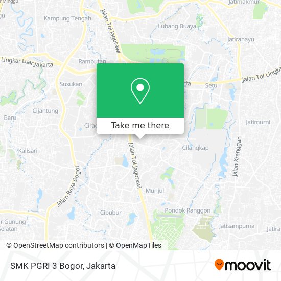 SMK PGRI 3 Bogor map