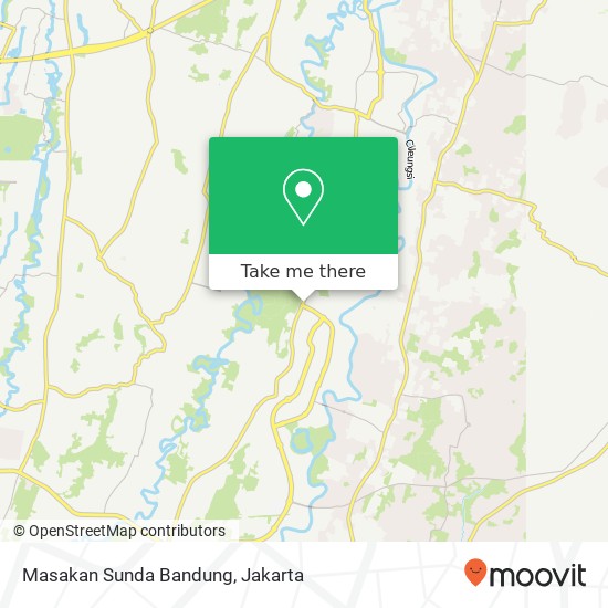 Masakan Sunda Bandung map