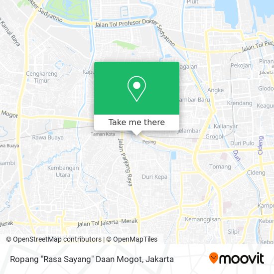 Ropang "Rasa Sayang" Daan Mogot map