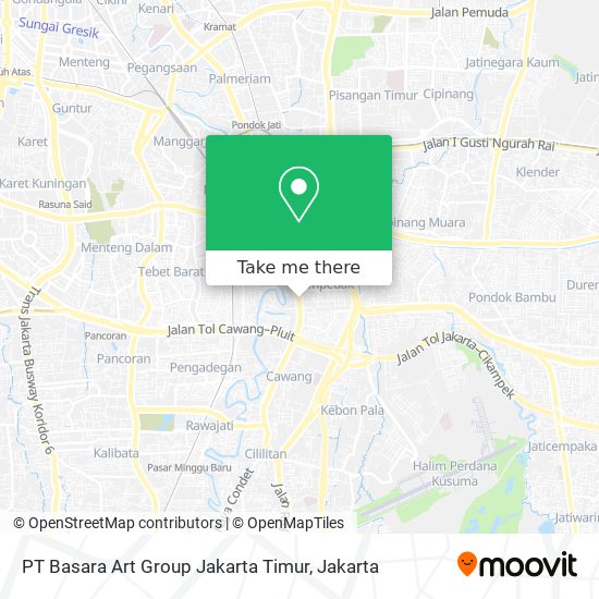PT Basara Art Group Jakarta Timur map
