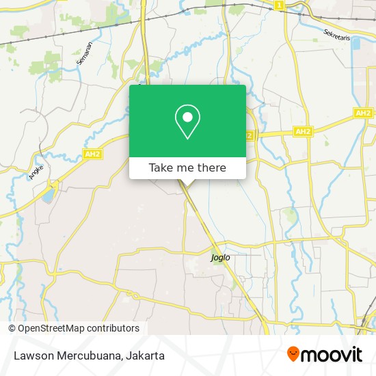 Lawson Mercubuana map