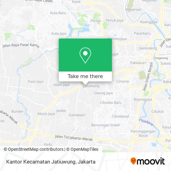 Kantor Kecamatan Jatiuwung map