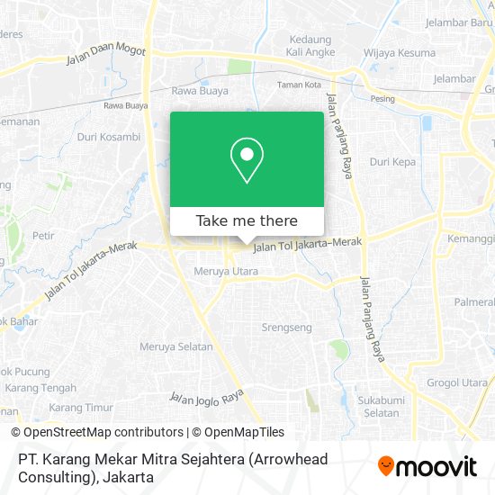 PT. Karang Mekar Mitra Sejahtera (Arrowhead Consulting) map