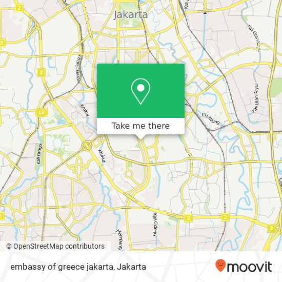 embassy of greece jakarta map