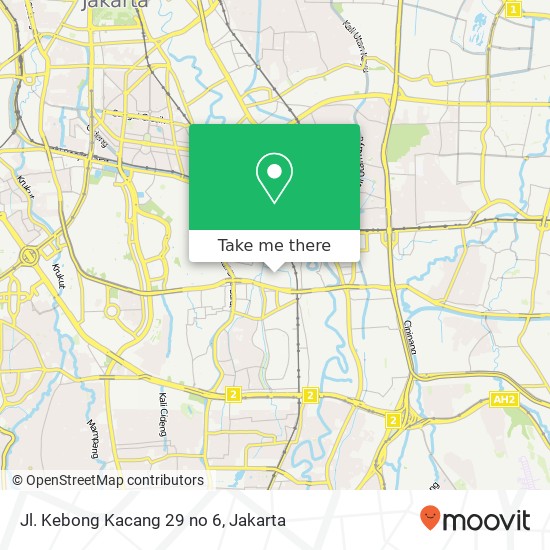 Jl. Kebong Kacang 29 no 6 map