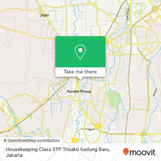 Housekeeping Class STP Trisakti Gedung Baru map