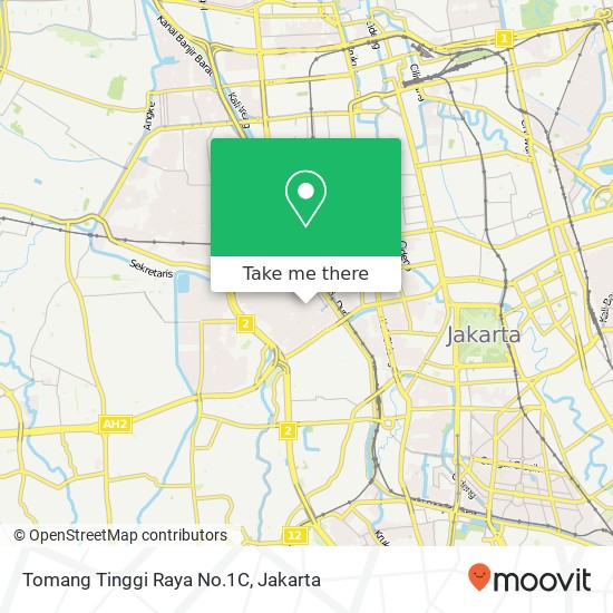 Tomang Tinggi Raya No.1C map