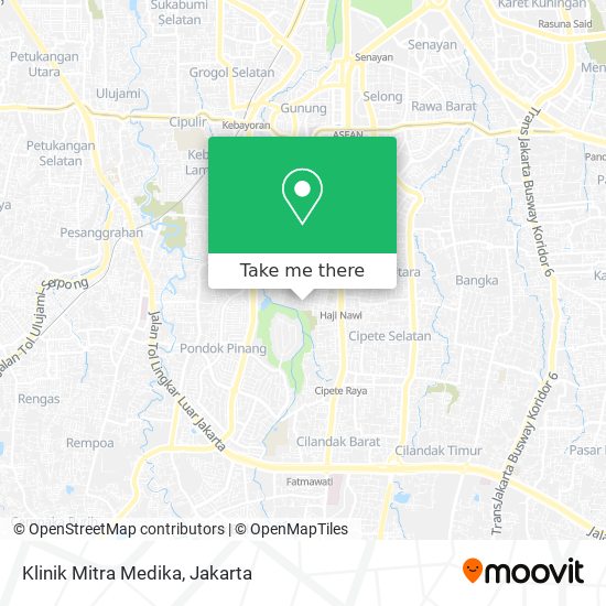 Klinik Mitra Medika map