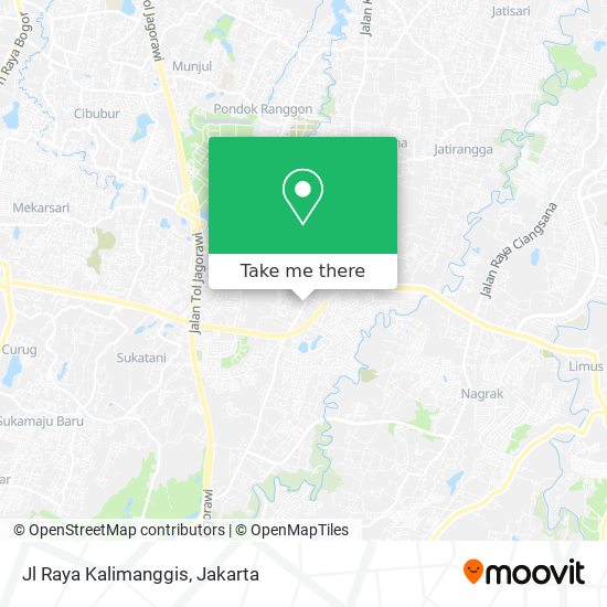 Jl Raya Kalimanggis map