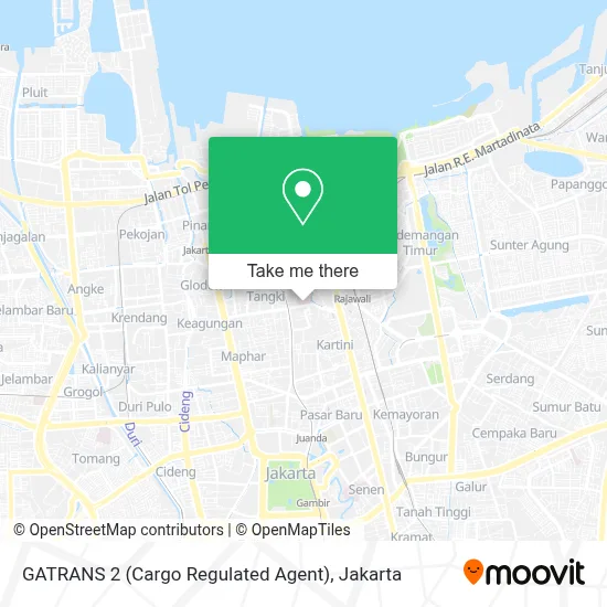 GATRANS 2 (Cargo Regulated Agent) map