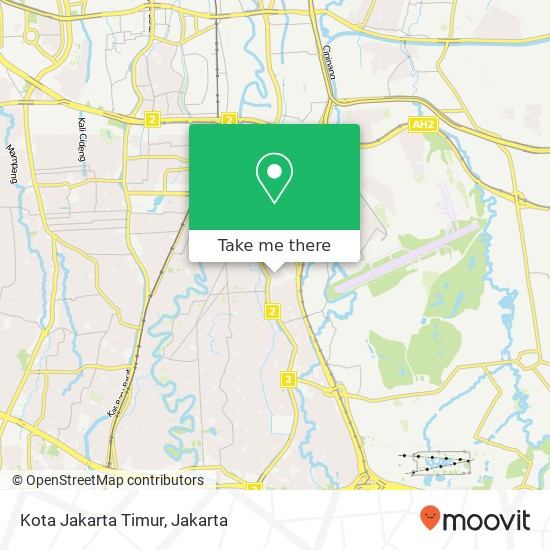 Kota Jakarta Timur map