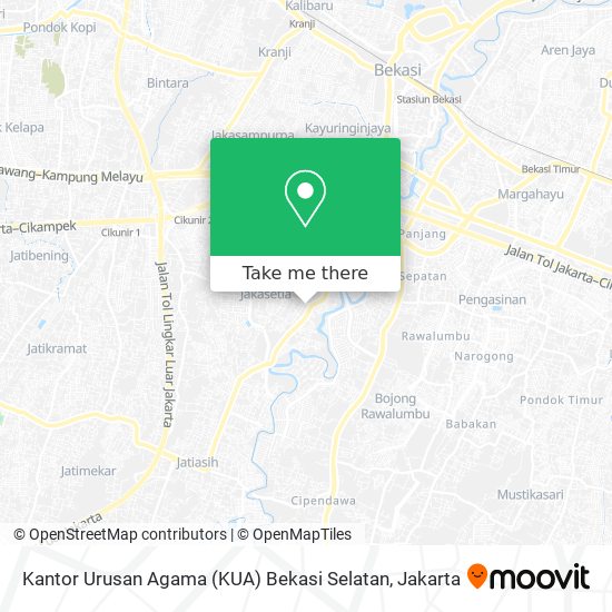 Kantor Urusan Agama (KUA) Bekasi Selatan map