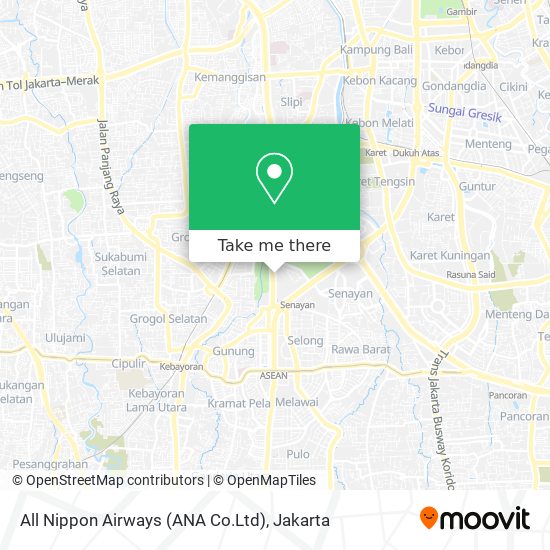 All Nippon Airways (ANA Co.Ltd) map