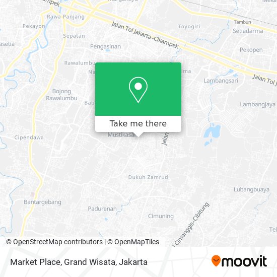 Market Place, Grand Wisata map