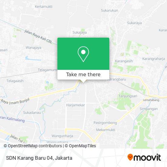 SDN Karang Baru 04 map