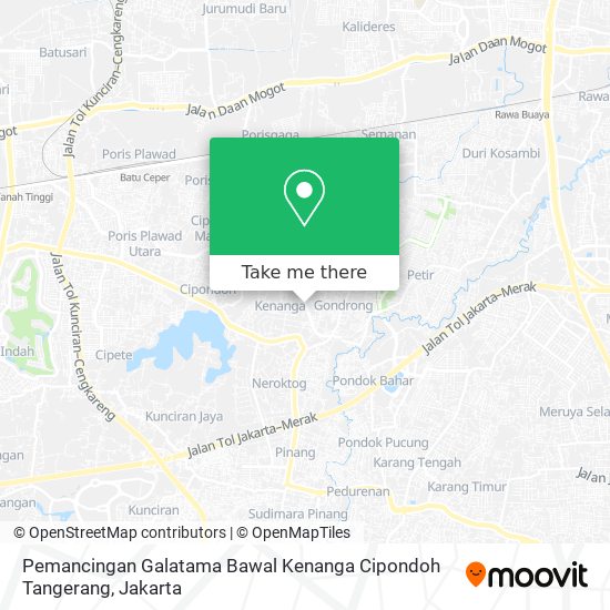 Pemancingan Galatama Bawal Kenanga Cipondoh Tangerang map