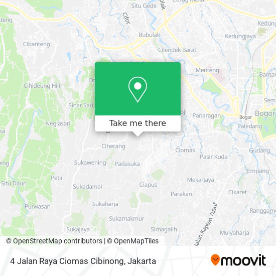 4 Jalan Raya Ciomas Cibinong map