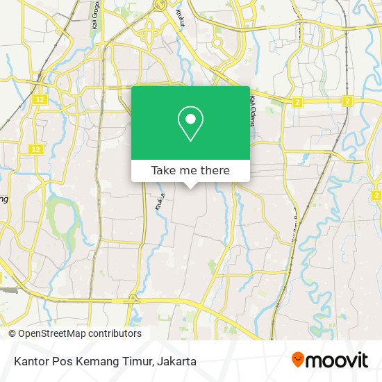 Kantor Pos Kemang Timur map