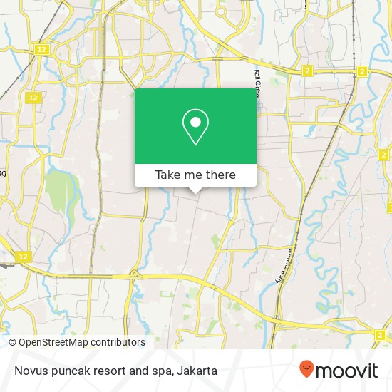 Novus puncak resort and spa map