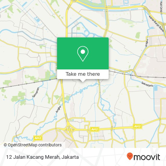 12 Jalan Kacang Merah map