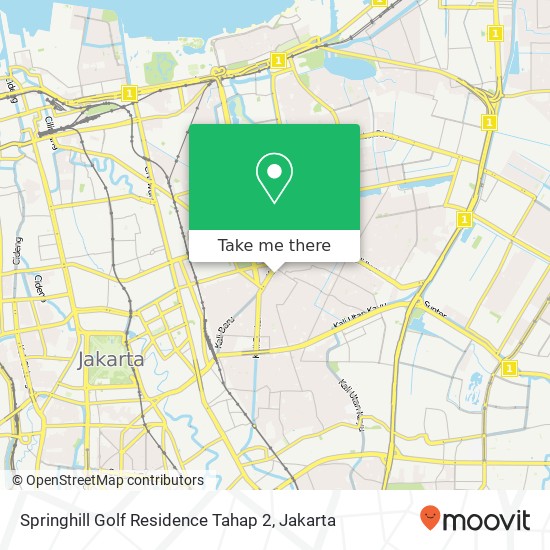 Springhill Golf Residence Tahap 2 map