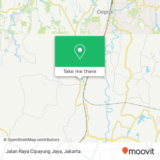 Jalan Raya Cipayung Jaya map