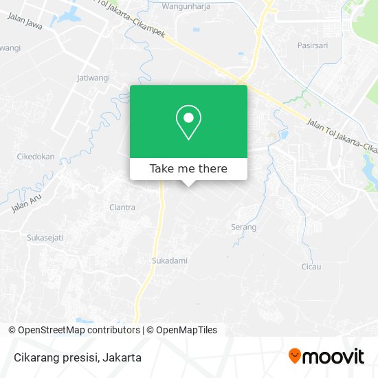 Cikarang presisi map