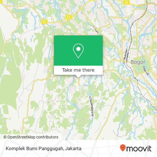 Komplek Bumi Panggugah map