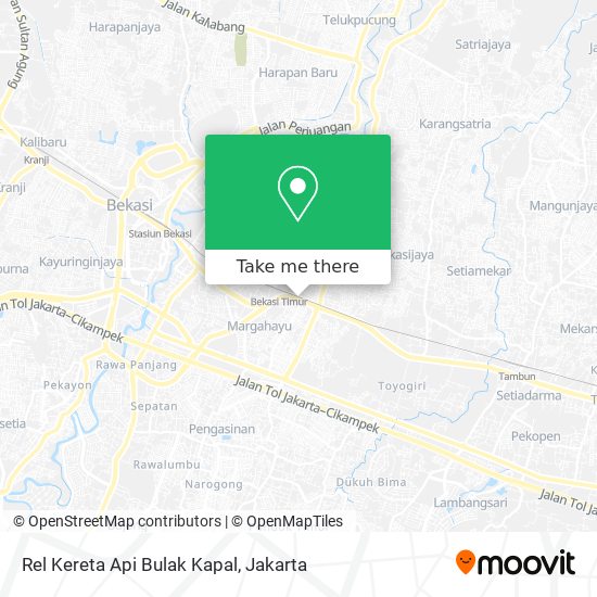 Rel Kereta Api Bulak Kapal map