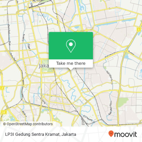 LP3I Gedung Sentra Kramat map