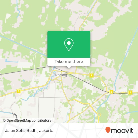 Jalan Setia Budhi map