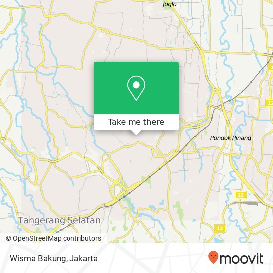 Wisma Bakung map