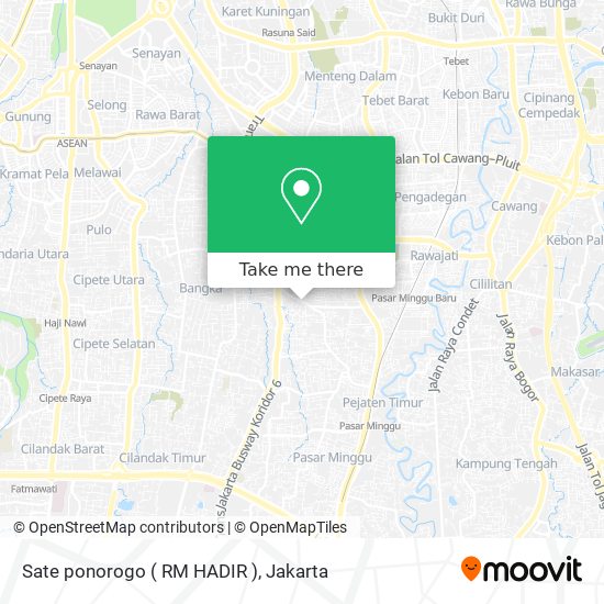 Sate ponorogo ( RM HADIR ) map